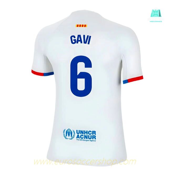 2023-2024 Barcelona Away Shirt (Kids) (Gavi 6)