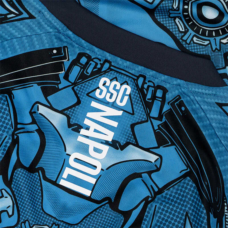 SSC Napoli Blue Training Soccer Jersey 2025/26 Authentic Kit