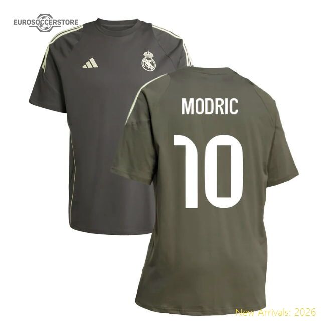 Premium-grade 2025-2026 Real Madrid Training Tee (utility Grey) (mo
