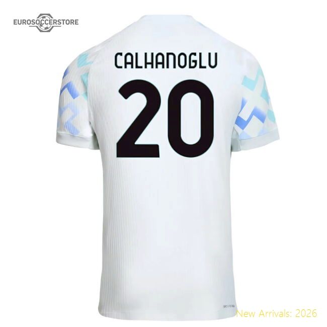 Inter Milan Calhanoglu Premium Away Football Performance Fabric