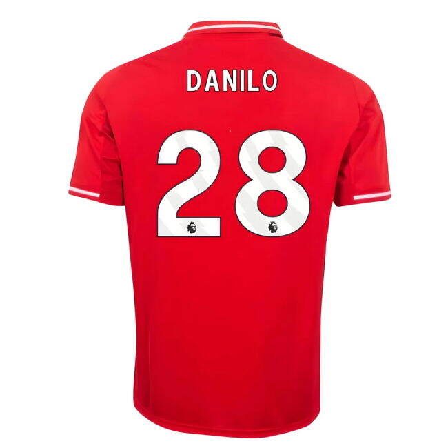 Official Shirt 2025-2026 Home Durable Danilo 28 Adults Breathable#269