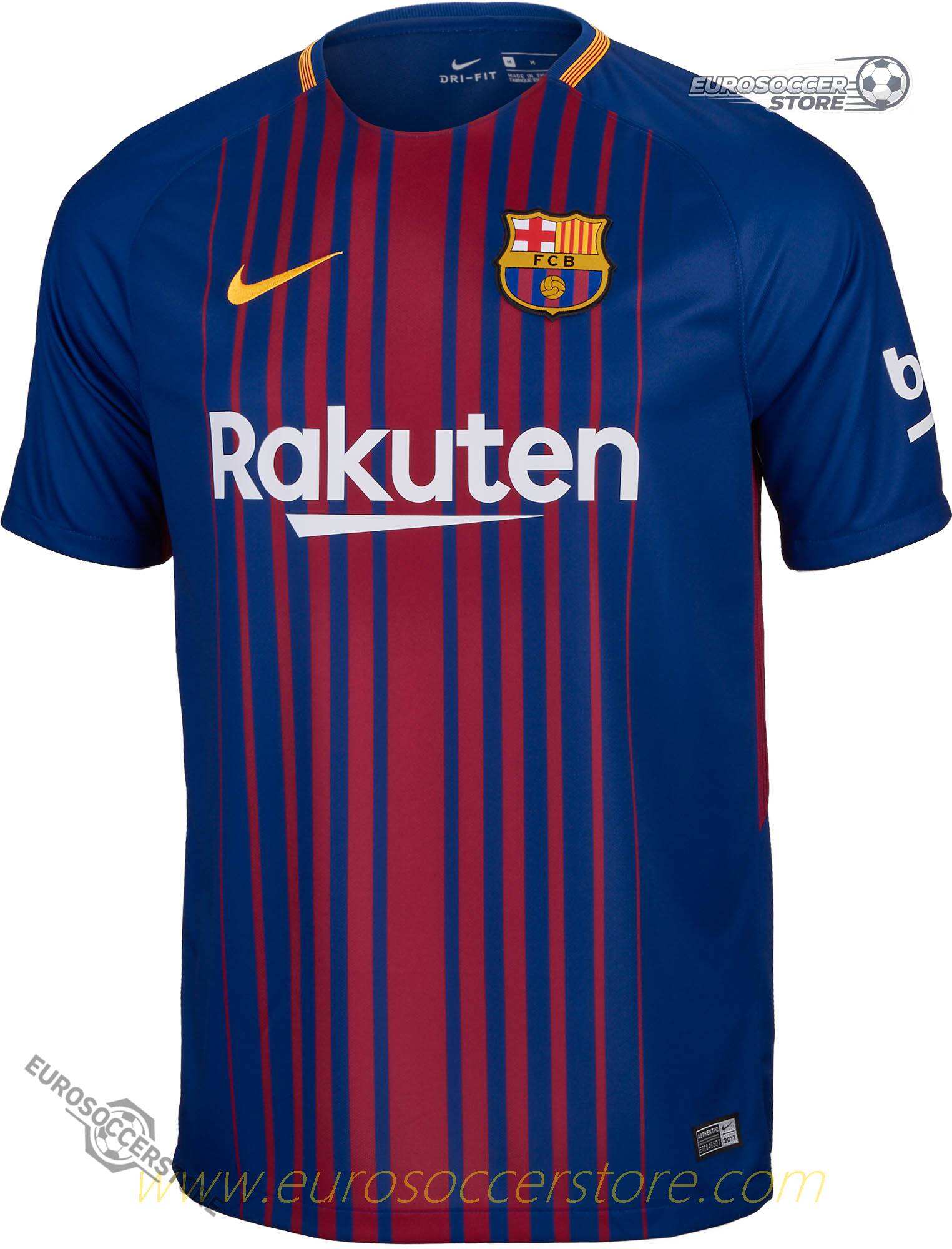 FC Barcelona's 2017-2018 Home Jersey No.10 for Messi