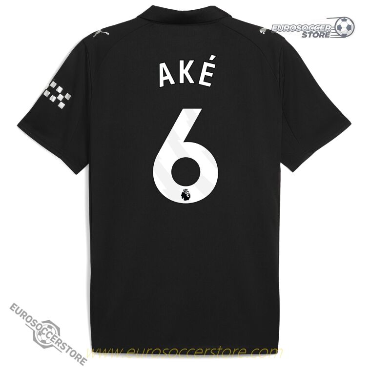 Away Manchester City AKÉ 6 Football Jersey 25-26 Season