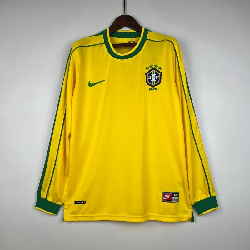 1998 Brazil Long Sleeve Jersey retro kit