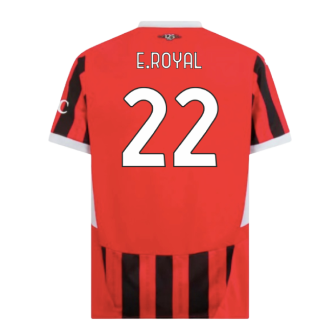 2024-2025 Ac Milan Home - Professional Grade - Football Fashion