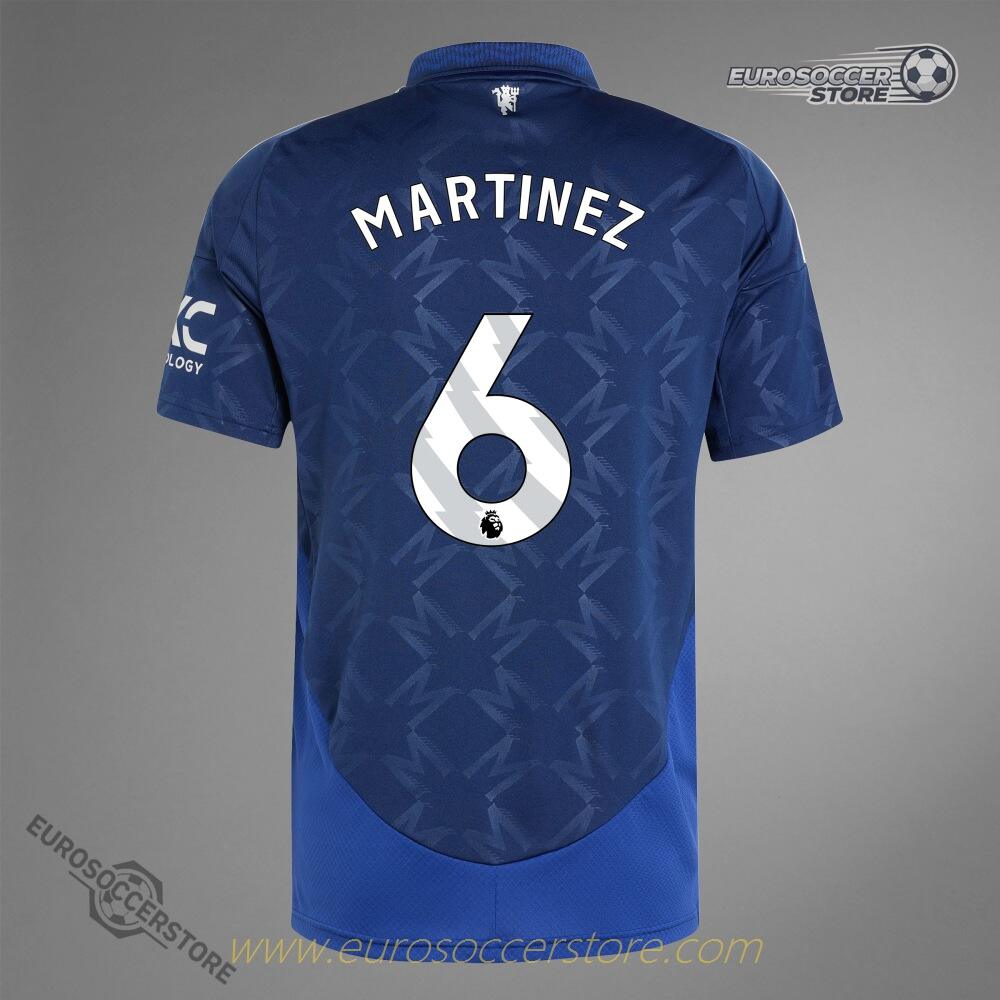 Martinez's No. 6 Away Jersey for Manchester United in the 24-25 Season