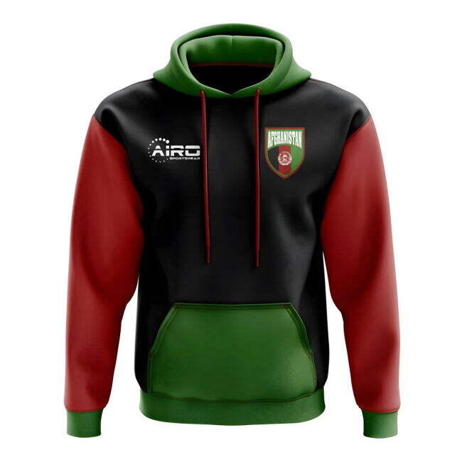Afghanistan Concept Country Football Hoody (Black)