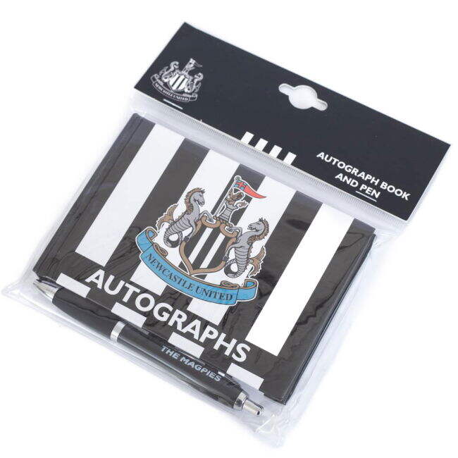 Newcastle United FC Autograph Book & Pen (Fan Favorite)