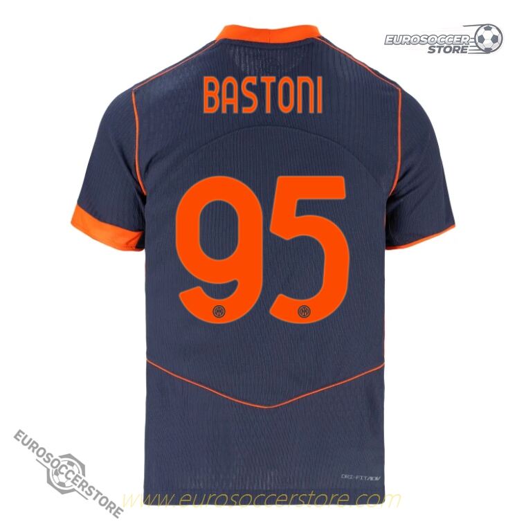 Inter Milan 25-26 Third BASTONI 95 Football Jersey (Player Edition)