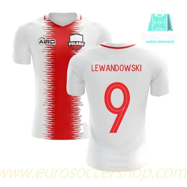 2025/26 Campaign Poland Home Kit Concept (Lewandowski 9)