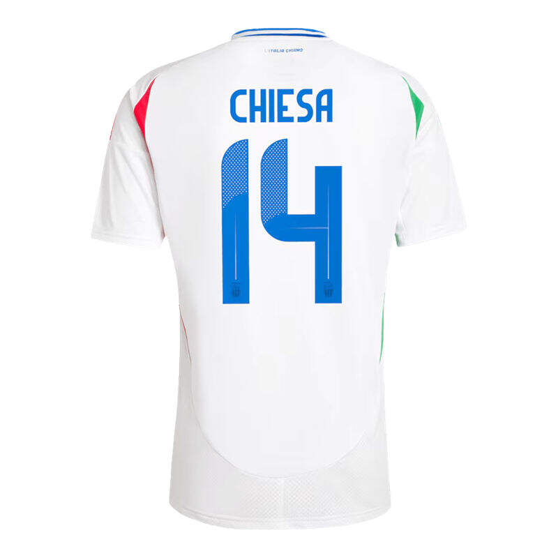 UEFA Euro 2024 Italy Away Shirt CHIESA 14 - Official Replica 26648