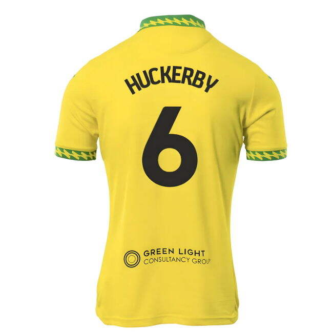 2025-2026 Norwich City Home Shirt (Huckerby 6)