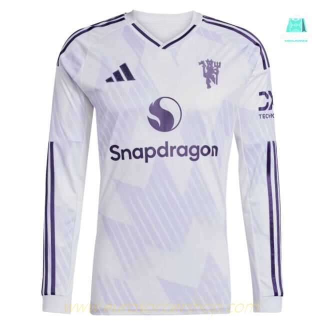 2025-2026 Man Utd Long Sleeve Away Shirt (Your Name)