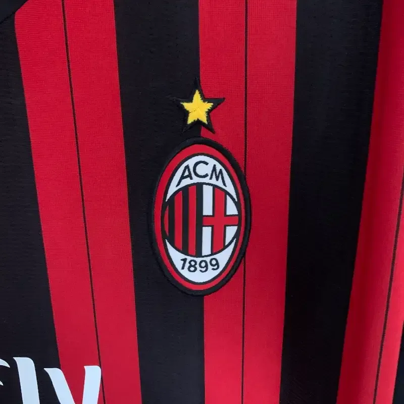 2013-2014 AC Milan Long Sleeve Jersey retro kit