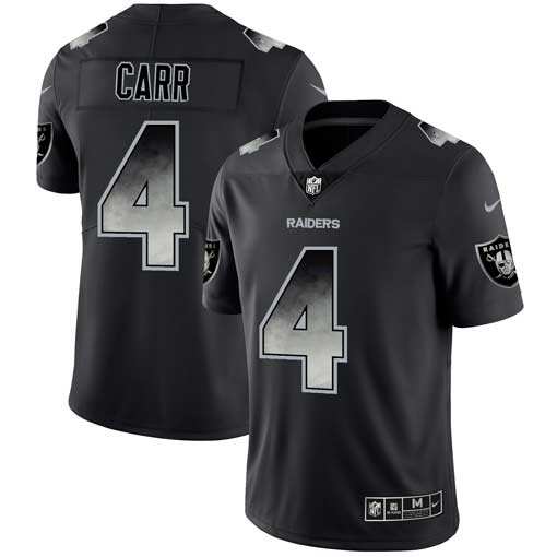 None #None Black Black Smoke Limited NFL Jersey official licensed