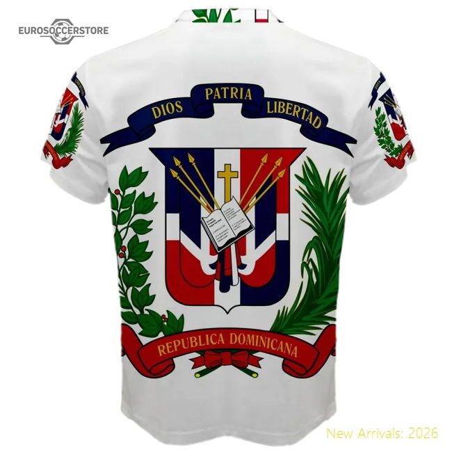 Dominican Republic Coat Of Arms Sublimated Sports Jersey