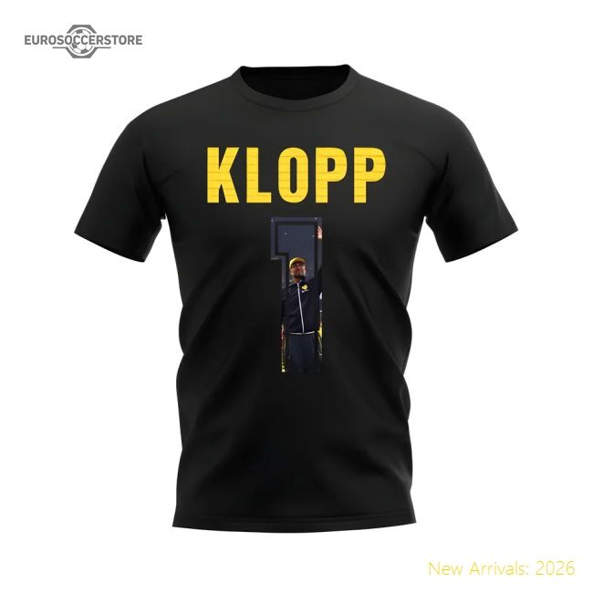 Jurgen Klopp Name And Number Borussia Dortmund Supporter Tee (black)