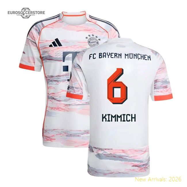 Top-grade 2025-2026 Bayern Munich Road Jersey (kimmich 6)