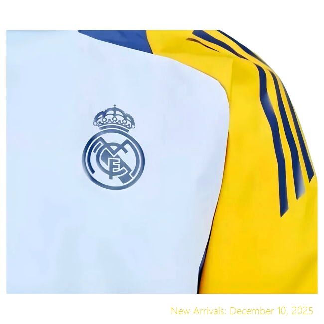 Premium Quality 2024-2025 RM Real Madrid Allweather Jacket (Glow Blue)