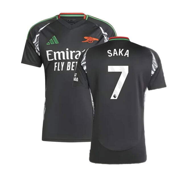 2024-2025 Arsenal Away Anti-Odor - Soccer Jersey Vintage Saka 7 A#851