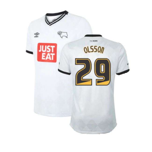 Affordable Derby County 2015-16 Home Shirt ((Good) XXL) (Olsson 29)