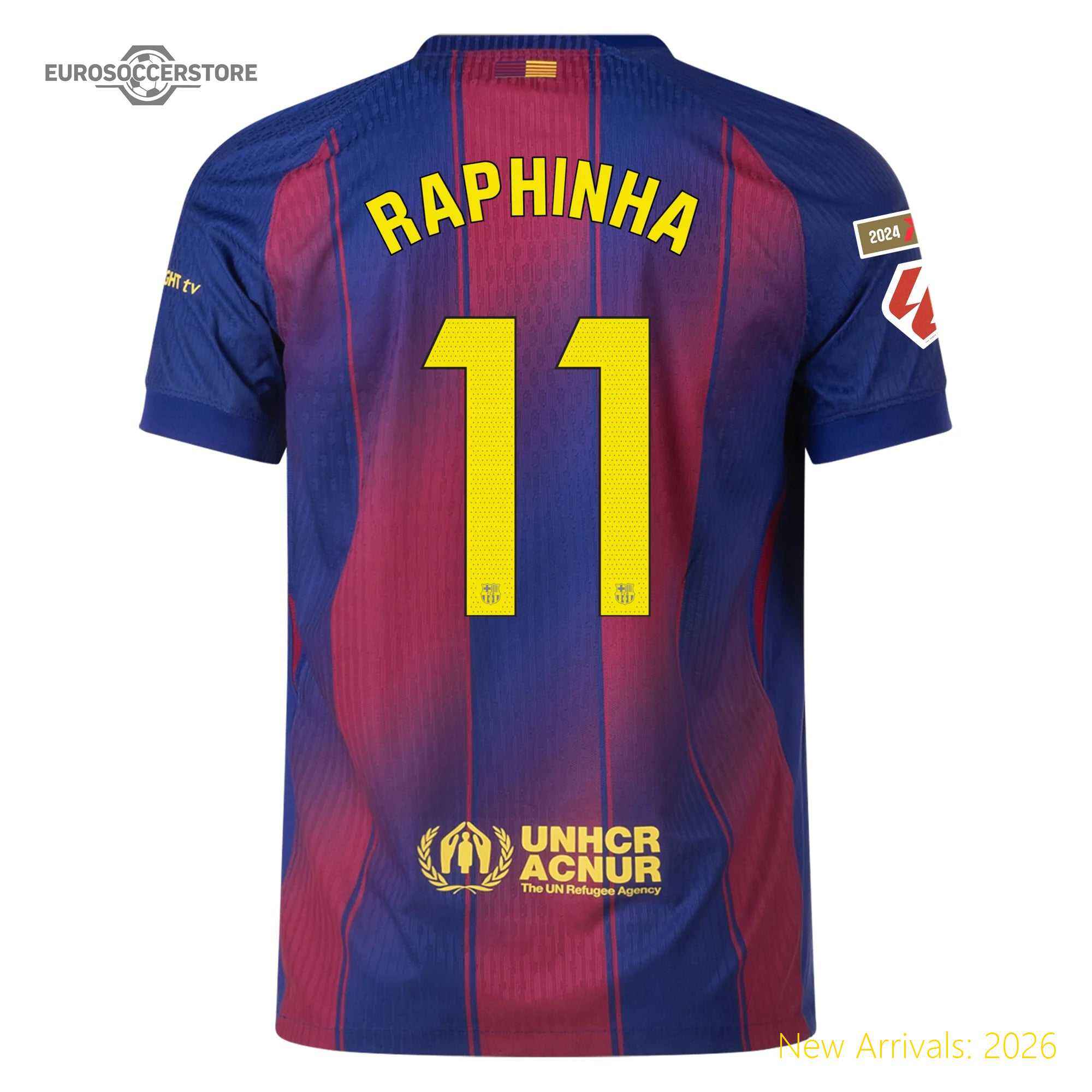 Men Bar Raphinha Barcelona Home Home Professional Jersey 2023