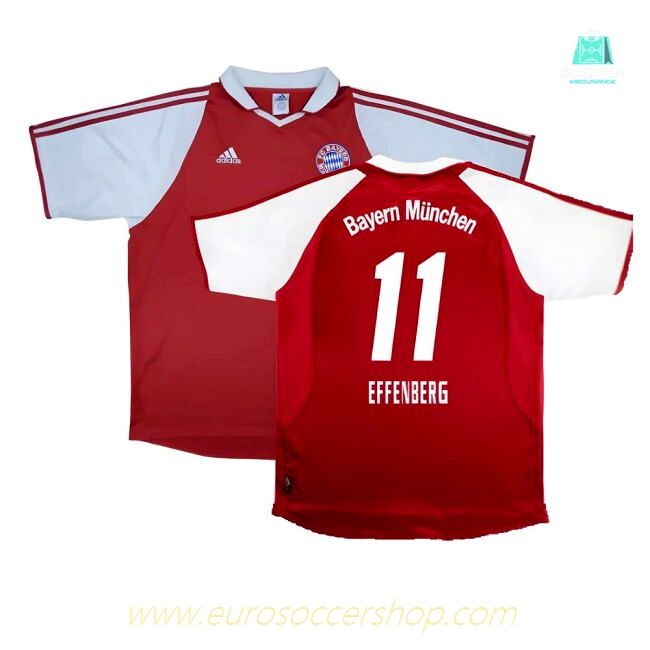 Bayern Munich 2003-04 Home Shirt ((Excellent) XL) (Effenberg 11)