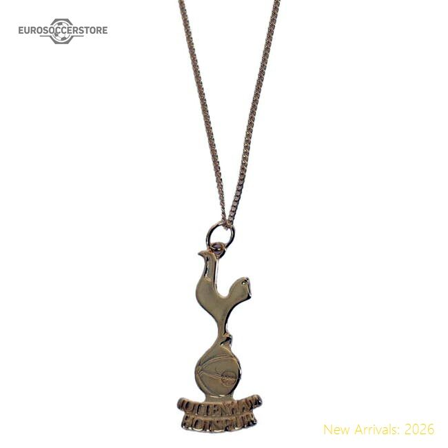 Authentic Tottenham Hotspur Fc 18ct Gold Plated On Silver Pendant