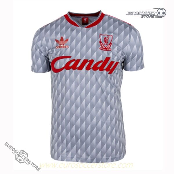 Gray Retro Away Jersey of Liverpool from 1989 to 1991