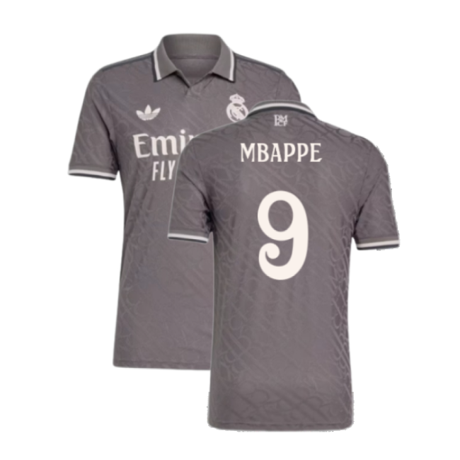 2024-2025 Real Madrid Third Football Shirt (Mbappe 9) Antibacterial