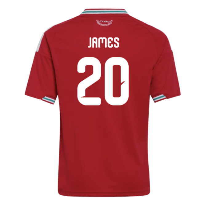 Official 2026-2027 Wales Home Mini Kit (James 20) Official Team Jersey