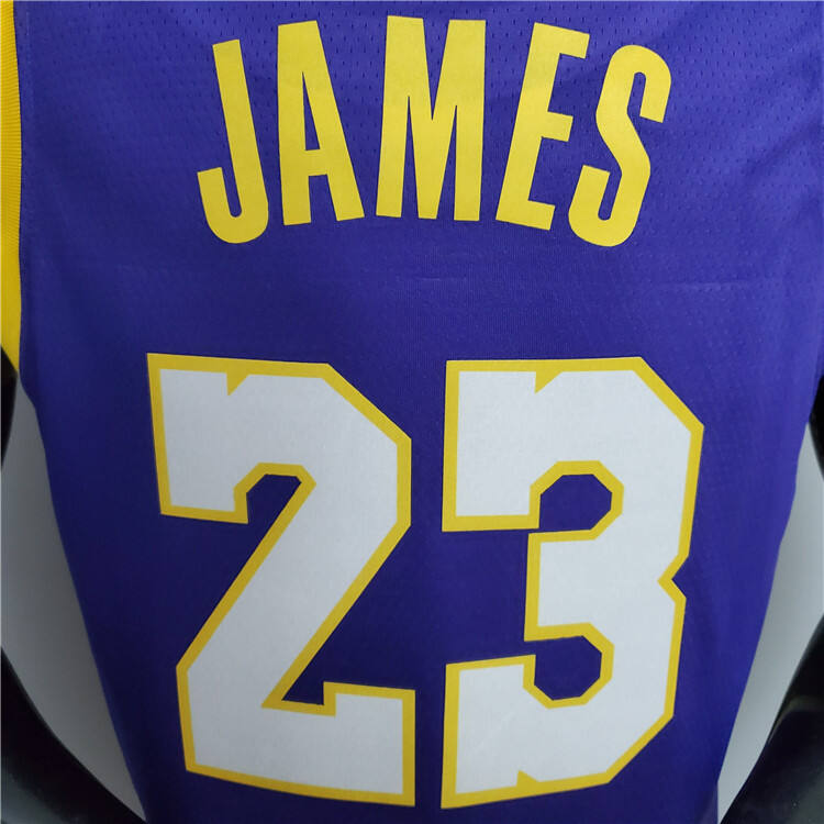 Genuine Durable Los Angels Lakers Purple Lebron James 23