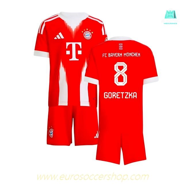 2025-2026 Bayern Munich Home Mini Kit (Goretzka 8)