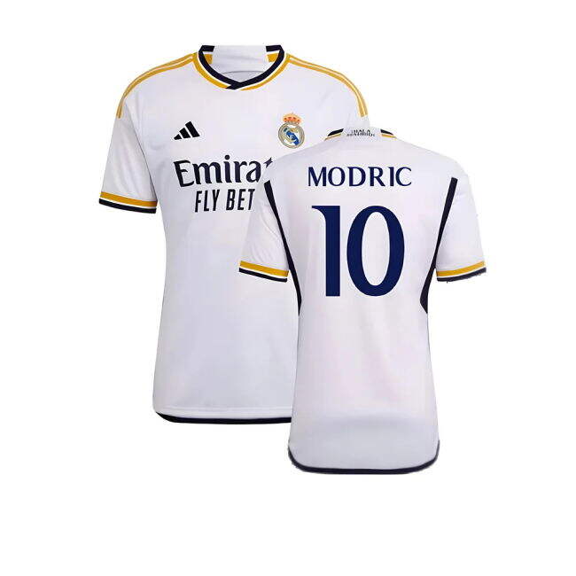 2023-2024 Genuina Camiseta Real Madrid Local - Hombres Con Modric 10