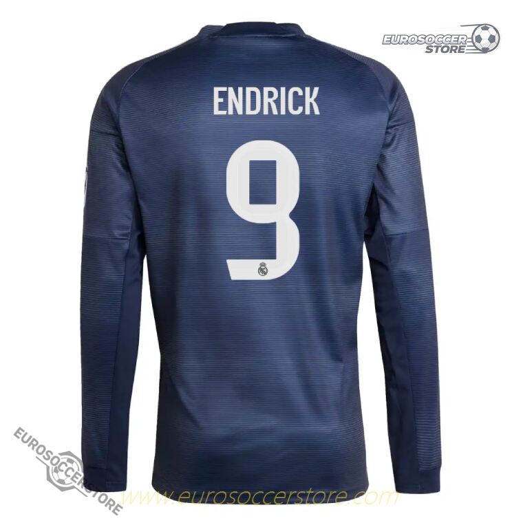 25-26 Season Real Madrid Away Long Sleeve ENDRICK 9 Jersey