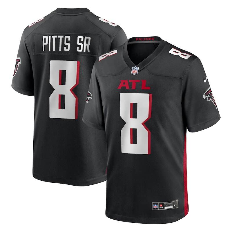 None Kyle Pitts Sr. Atlanta Falcons Budget-Friendly Game Jersey