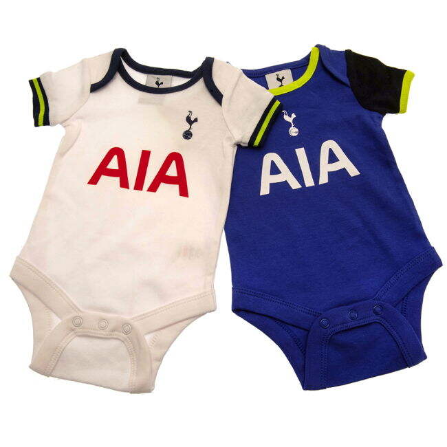 match worn Tottenham Hotspur FC 2 Pack Bodysuit 9-12 Mths LG