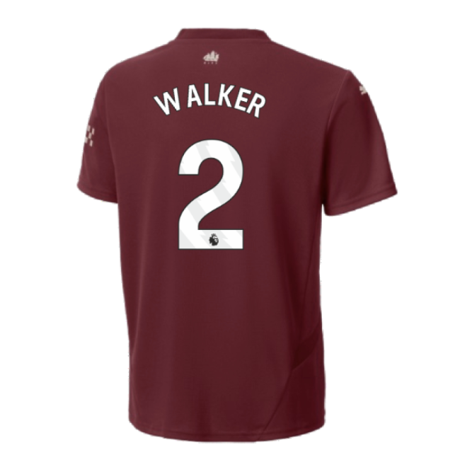 Official 2024-2025 Man City Third Shirt (kids) (walker 2) - Premium