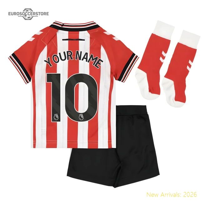Official 2025-2026 Sunderland Home Mini Kit (your Name) - Premium