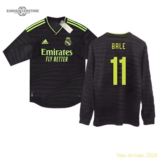 Official Third Real Madrid Bale Jersey 2022-2023 Comfortable