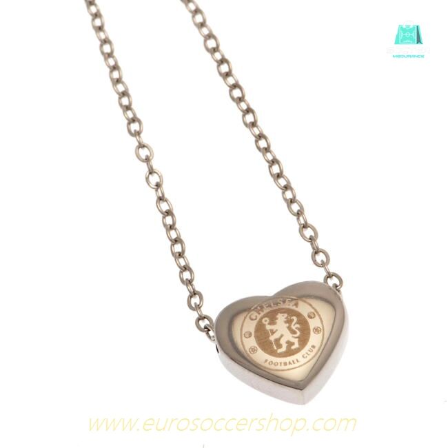 Chelsea FC Stainless Steel Heart Necklace