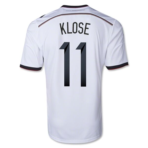 2014 Germany 11 KLOSE Home White Soccer Jersey Shirt - Official