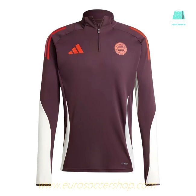 2024-2025 Bayern Munich Training Top (Shadow Maroon)