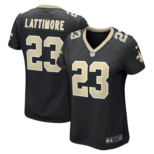 Performance New Orleans Saints Game Jersey - Premium Black NFL Fan ...