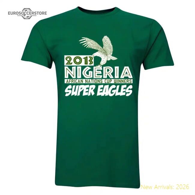 2013 African Champions Caf Winners T-shirt (green) - Emenike 9