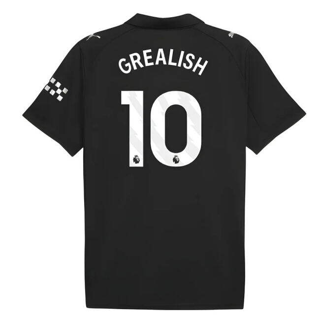 Breathable Fabric 2025-2026 Away Pro-Level Player Issue Grealish #659