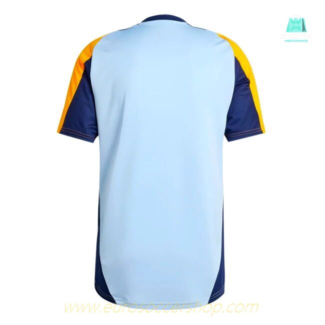 2024-2025 Real Madrid Training Shirt (Glow Blue)