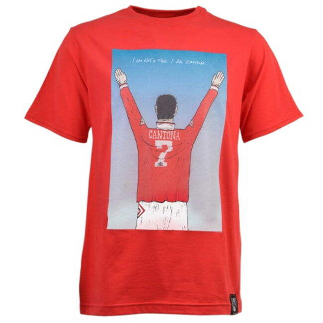replica Manchester Reds Retro I Am Cantona T-Shirt (Red)