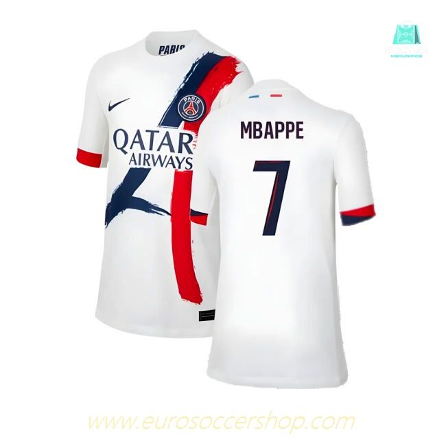 2024-2025 PSG Away Shirt (Kids) (Mbappe 7)