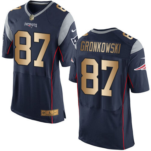 New England Patriots #None Navy None NFL Elite Jersey stitched